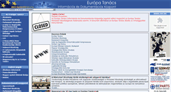 Desktop Screenshot of europatanacs.hu